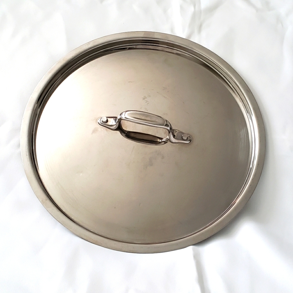 Replacement stainless steel lid for pot and pan